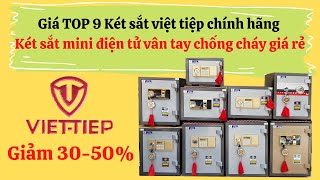 #1 TOP 9 giá Két sắt việt tiệp chính hãng | Két sắt mini điện tử vân tay chống cháy giá rẻ Việt Tiệp