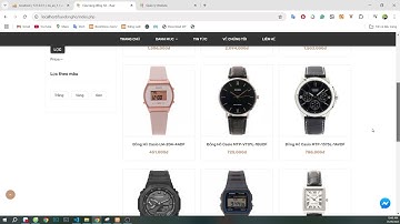 full source code web bán đồng hồ Php mysql, có thanh toán vnpay