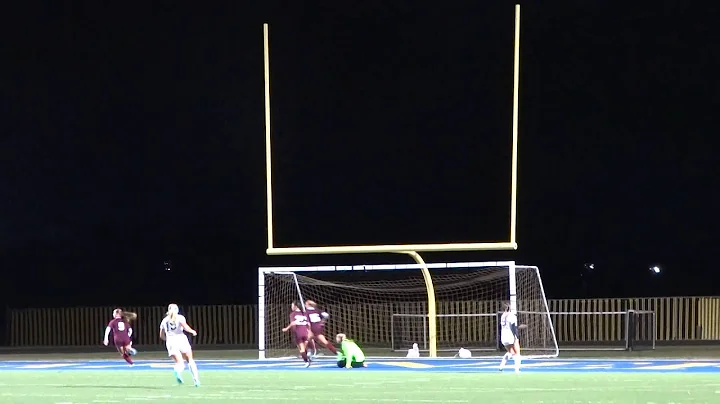 Taylor Dean saves a breakaway by Bridgette King