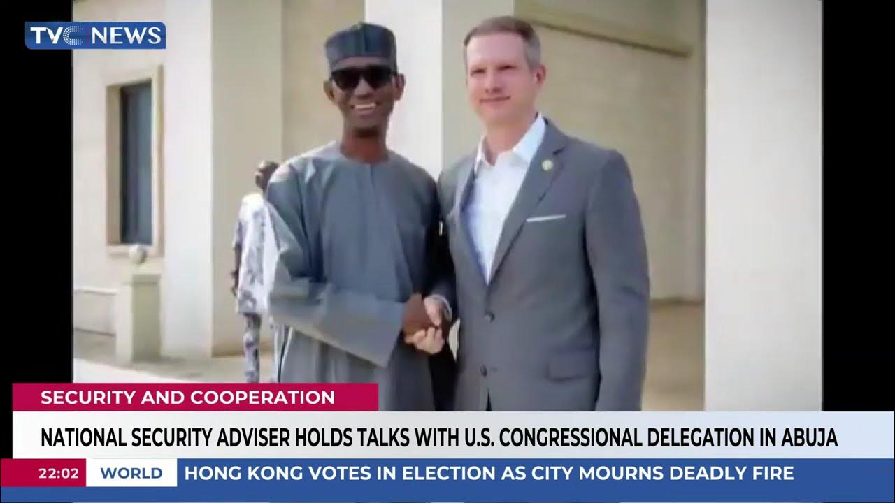 National Security Adviser Holds Talks With U.S. Congressional Delegation In Abuja