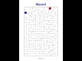 Free Printable Maze for Kids #9 | Beginner Maze Puzzle #Shorts