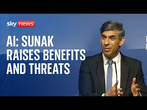 Sunak: risk that 'humanity could lose control of ai' warns the prime minister