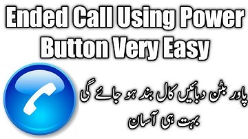 End call with power button infinix hot 10 play