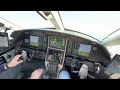 Pilatus PC-12 NGX takeoff and landing