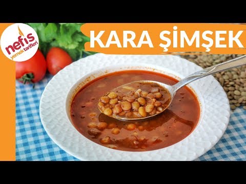 MEŞHUR KARA ŞİMŞEK (Yeşil Mercimek ) ÇORBASI 😃 Nasıl Yapılır?