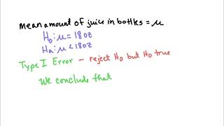 A Manufacturer Claims That The Mean Amount Of Juice In Its Bottles Is 18 Ounces. A Consumer Advocac