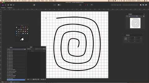 Basic Spiral In Affinity Photo | How To Create | Rounded And Square | Graphicxtras