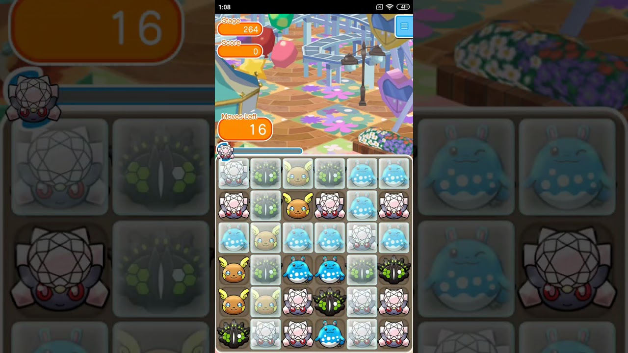 Pokémon Shuffle Mobile Main Stage 264 - Hariyama
