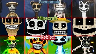 Zoonomaly EVOLUTION in All Games (Minecraft, Roblox, Garry's Mod)