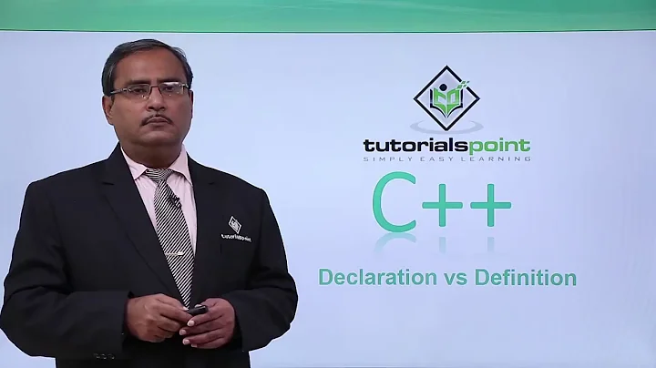 C++ - Declaration Vs Definition