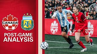 POST-GAME ANALYSIS: CanWNT 🇨🇦 vs. Argentina 🇦🇷 | April 8, 2025