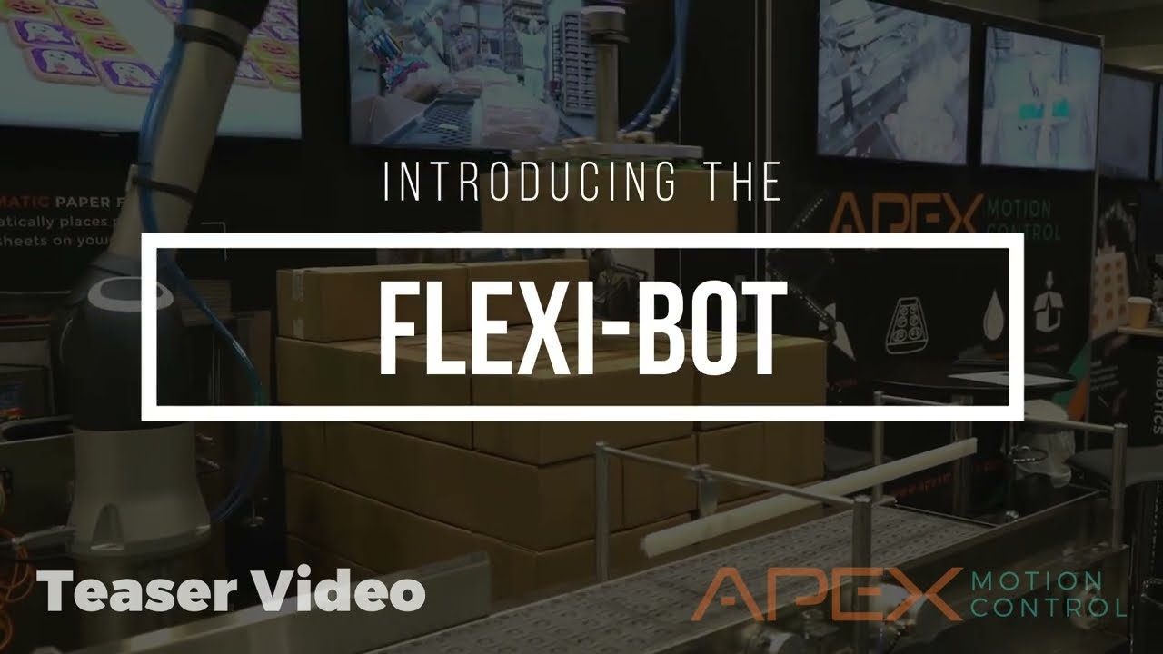 "Flexi-Bot" Teaser Video | Automation Solution for the Food, Dairy, and Pharmaceutical Industries