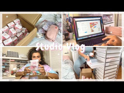 🌈 (STUDIO VLOG) Starting My Own Stationery Business | Stocking up on supplies | Small Business Owner