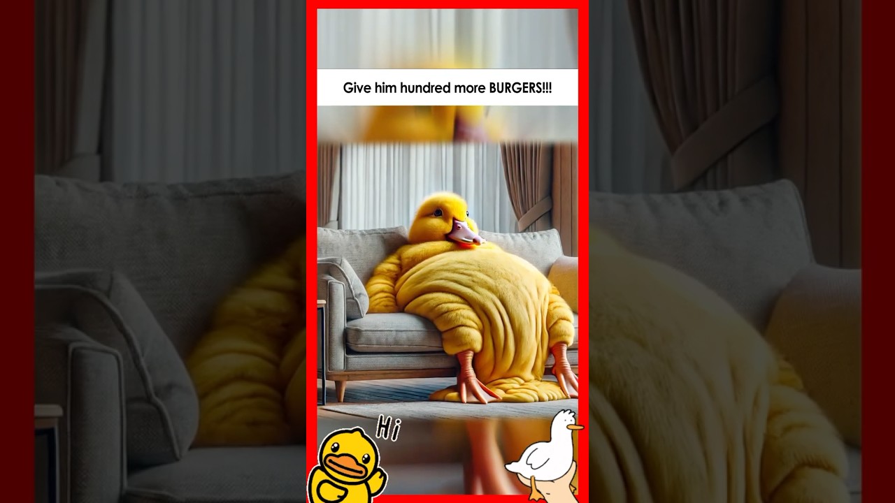 🦆💪 From Couch to Hercules: The Mighty Duck Transformation!🏋️‍♂️🌟 I like my Suitcase, duck, duck!