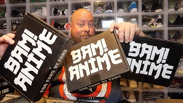 Busting open 3 BAM BOX Anime Mystery Boxes