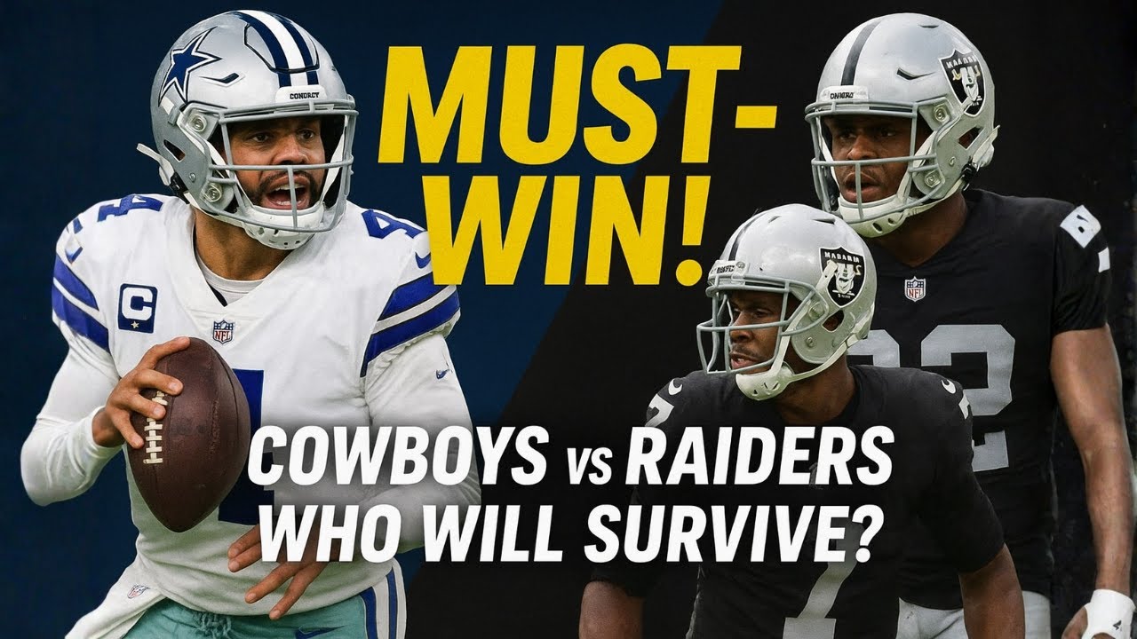 🔥 MUST-WIN SHOWDOWN: Cowboys vs Raiders — The Game That Changes EVERYTHING! ⚡🏈
