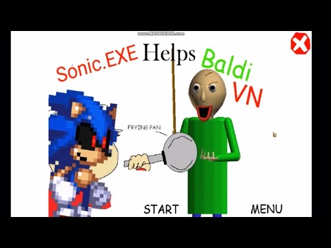 Sonic.exe helps Baldi