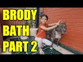 Bathing My Dog Brody | Family and Dog Vlog Video | Harpreet SDC