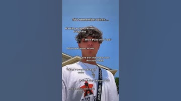 Thumbnail of You remember when …