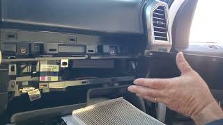How to change a cabin air filter in a 2015 Ford F-150 Platinum pickup truck