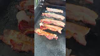 Crispy Charred Bacon Brussels Sprouts  (Blackstone Griddle Recipe)