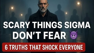 6 “Scary" Things Sigma MALES Are Not Afraid Of That Everyone Else Is