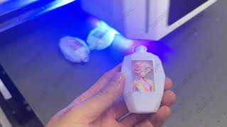 UV printer uses visual positioning function to print cosmetic boxes, and here is the effect display.