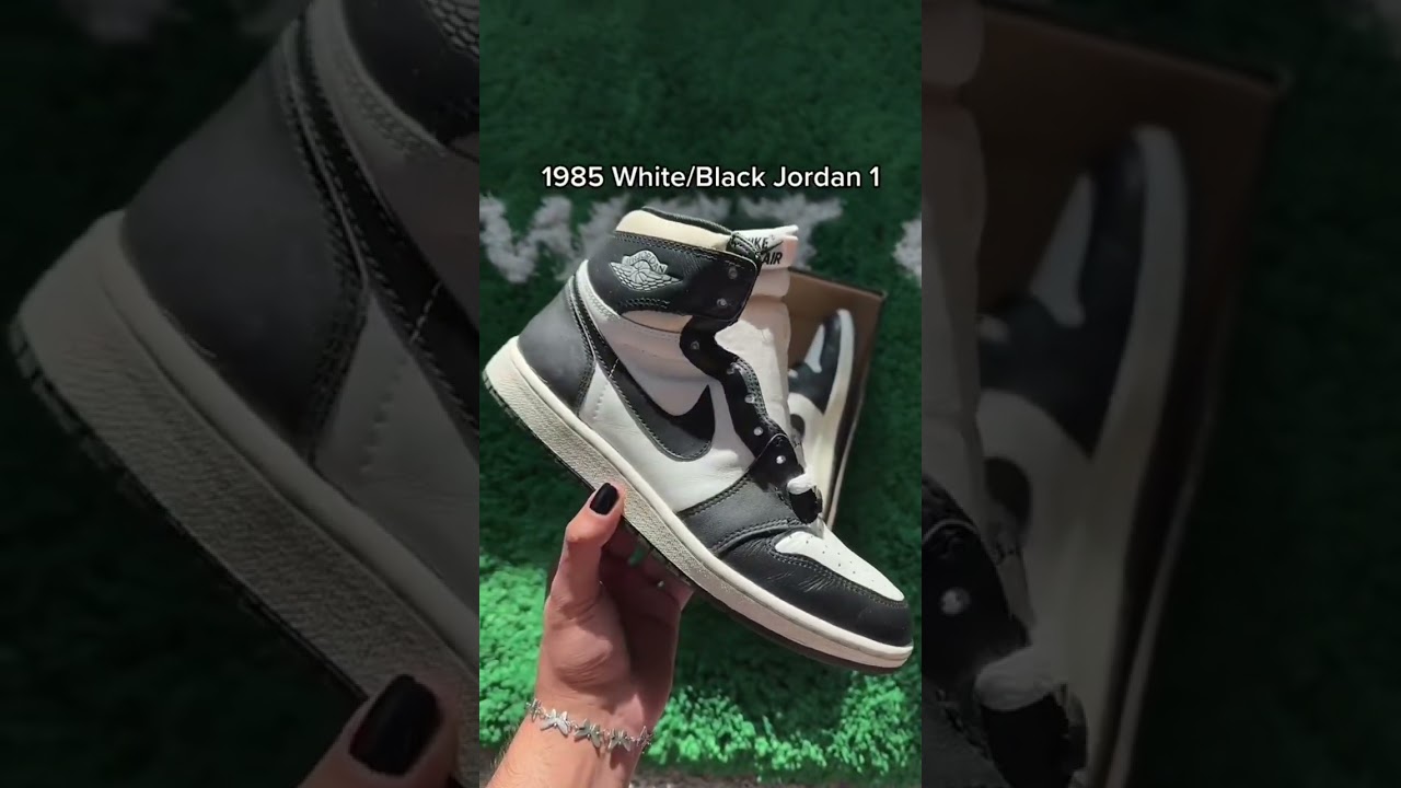 1985 White/Black Air Jordan 1 🔥 