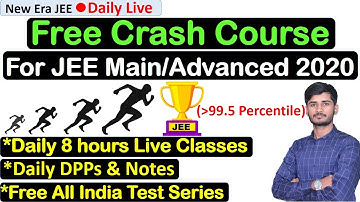 Big Announcement: Free Crash Course JEE Main/JEE Advanced 2020.