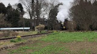 2019 3 23 真岡鐡道　多田羅発車