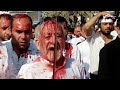    موكب جمهور الحيدريه كربلاء قمه زني إيران ماجورين تطبير