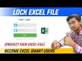 Lock Excel File With User ID and Password |Create Login ID & Password Userform in Excel Hindi|