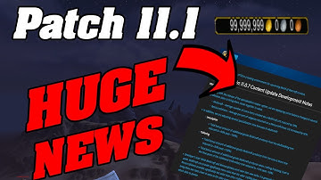 WoW Patch 11.1 NEWS! HUGE CHANGES To Professions!