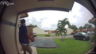 Videos show thief stealing from Cooper City residents