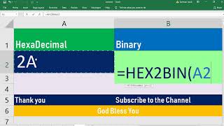 Convert HexaDecimal to Binary