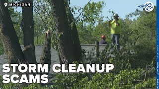 Stay aware of storm damage scams