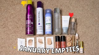 January Beauty Empties! 🗑️ Repurchase or Pass? @vickilouise7764