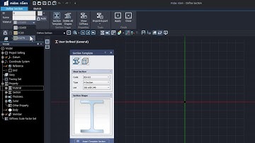 [midas nGen Tutorial] Steel Plant Structure_Modeling 02. Define Properties