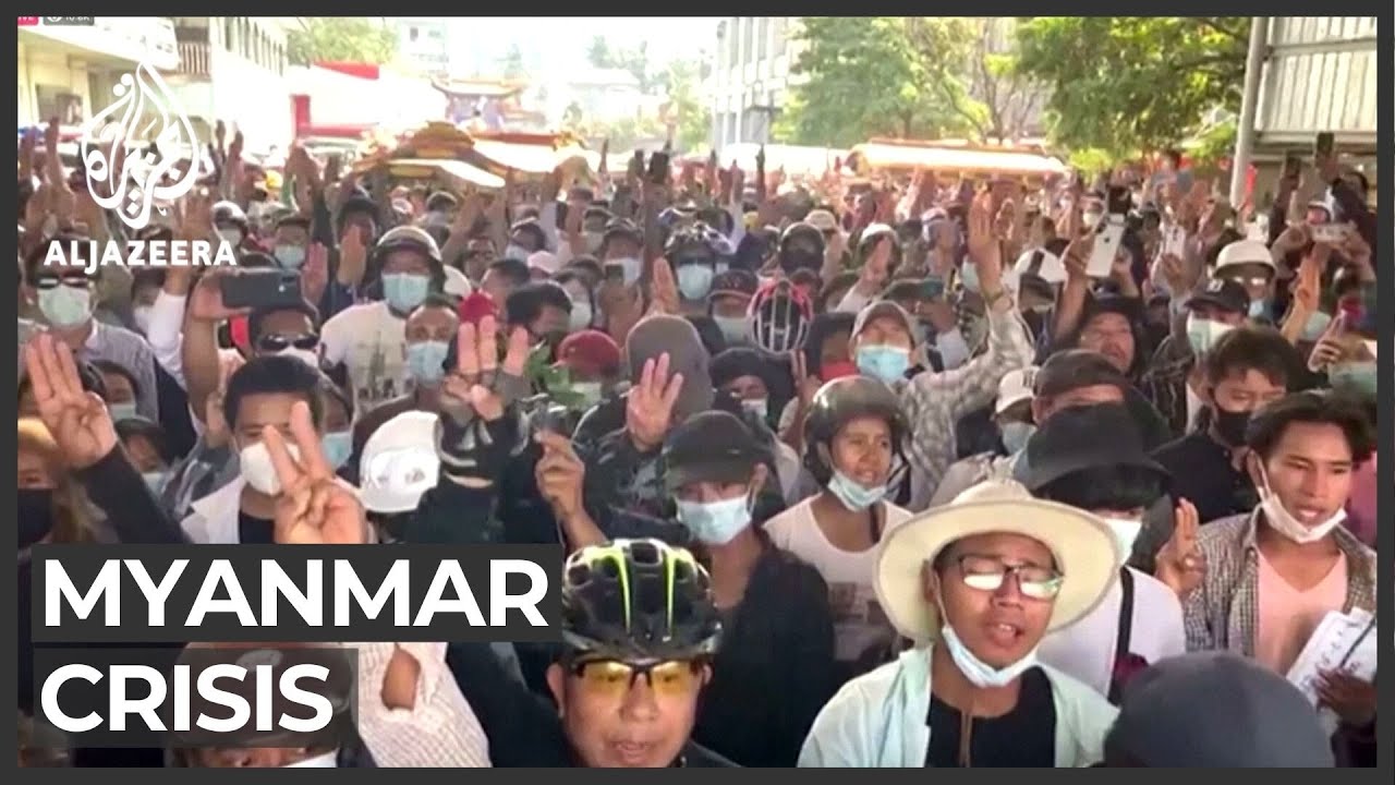 احتجاجات وحزن بينما يدين العالم حملة القمع في ميانمار