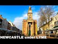 A walk through NEWCASTLE under LYME - England - Town Centre