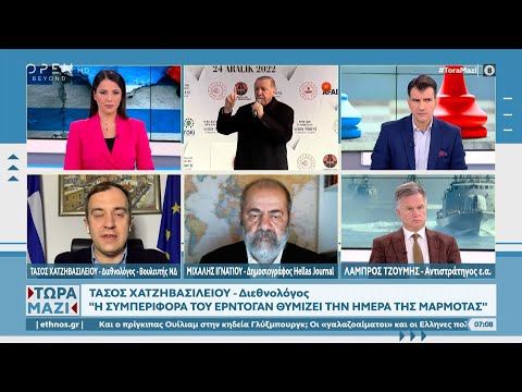 Χατζηβασιλείου και Τζούμης για τα ελληνοτουρκικά | Τώρα μαζί | 15/01/2023 | OPEN TV