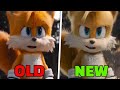 Sonic Movie OLD Design VS NEW Design (Tails)