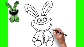 How to Draw HOPPY HOPSCOTCH | Smiling Critters | Poppy Playtime 3 | EASY