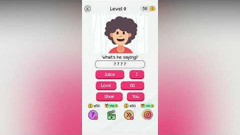 Braindom Level 9 whats he saying?