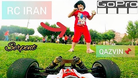 GoPro Rc car IRAN serpent cobra 1/8 scale E-buggy on the Qazvin Al-Gghadir Park