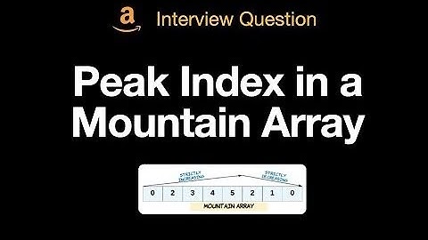 852 & 162 - Peak Index in a Mountain Array Leetcode Problems & Solution #dsa #placement #java