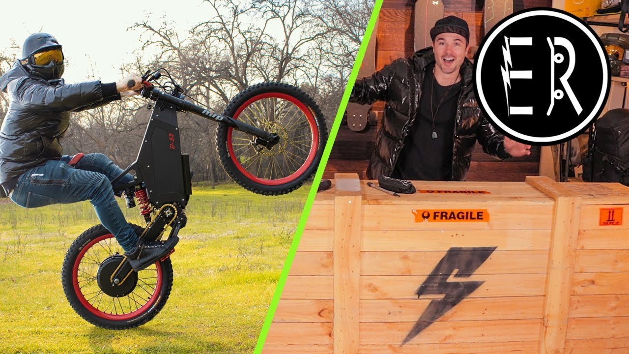 Stealth B-52 Bomber unboxing + first ride!!! The 50 mph electric bike