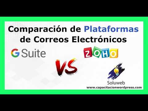 Comparación de plataformas de CORREO ELECTRÓNICO: Gsuite Vs Zoho Mail [TODA LA VERDAD]