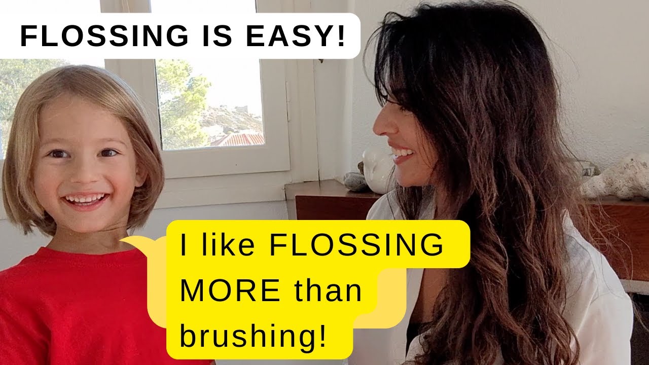 Quick and Easy Flossing Technique A 6 year old describes his positive