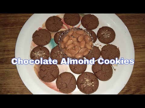 Chocolate Almond Cookies.